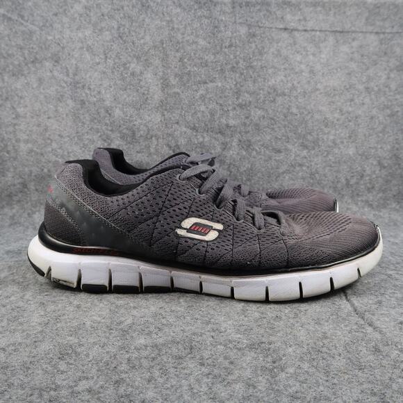 Skechers Shoes Mens 11.5 Sneaker Trainer Relaxed Fit Memory Foam Comfort Casual - Picture 1 of 15